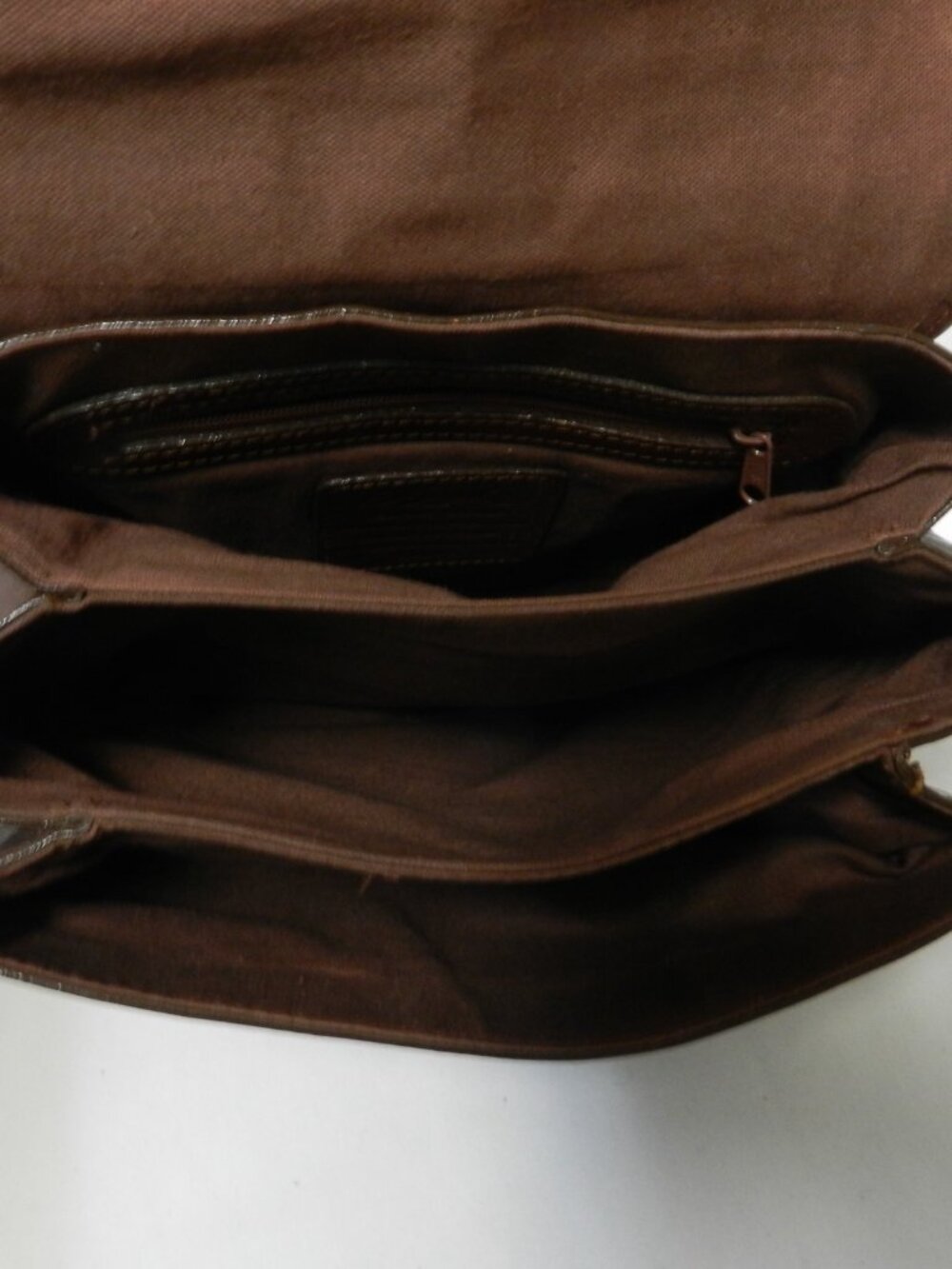 Fossil Vintage Woven Leather shoulder bag purse basket weave brown adjustable - Picture 15 of 15